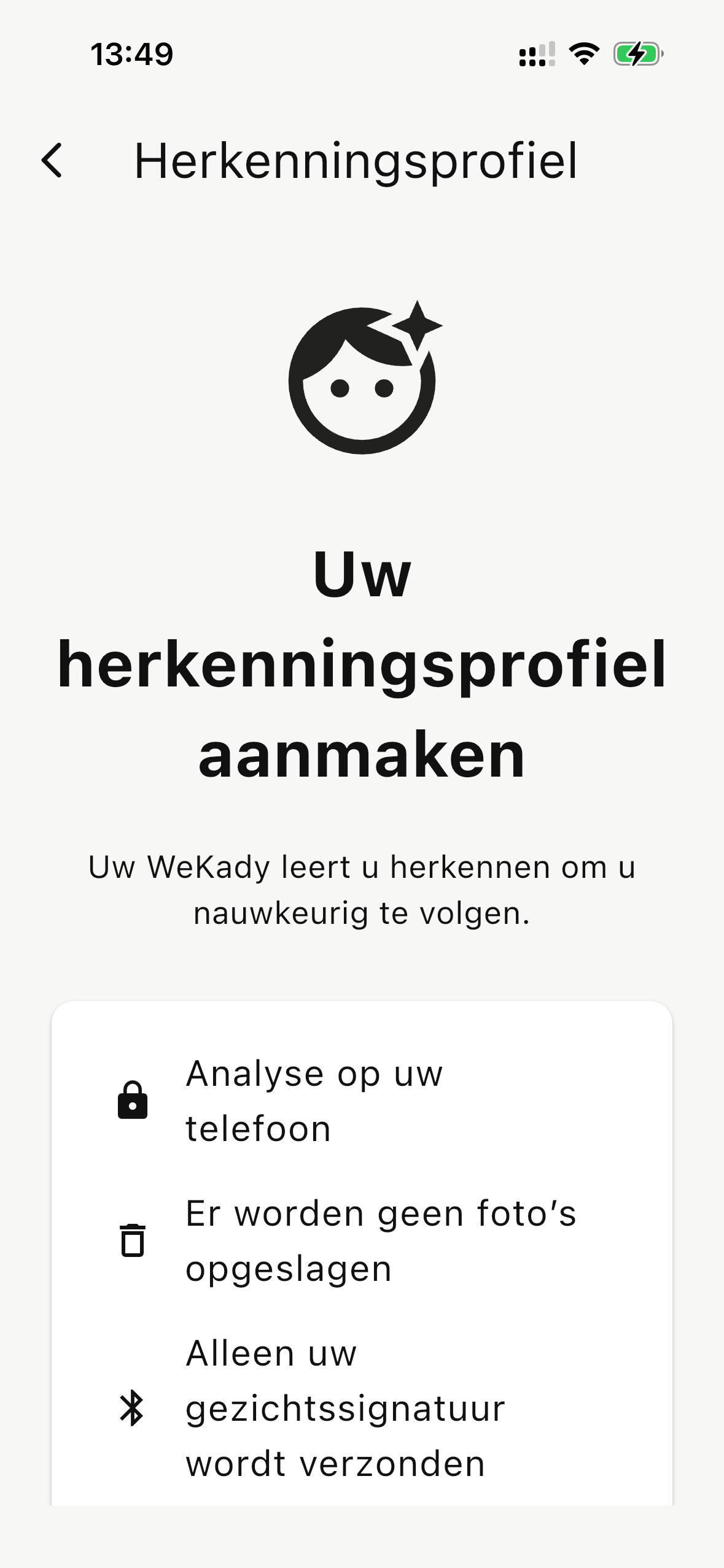 Maak uw Follow ID-profiel aan.