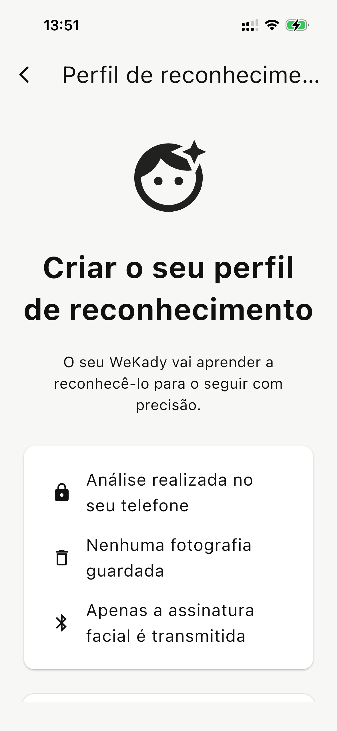 Crie o seu perfil Follow ID.