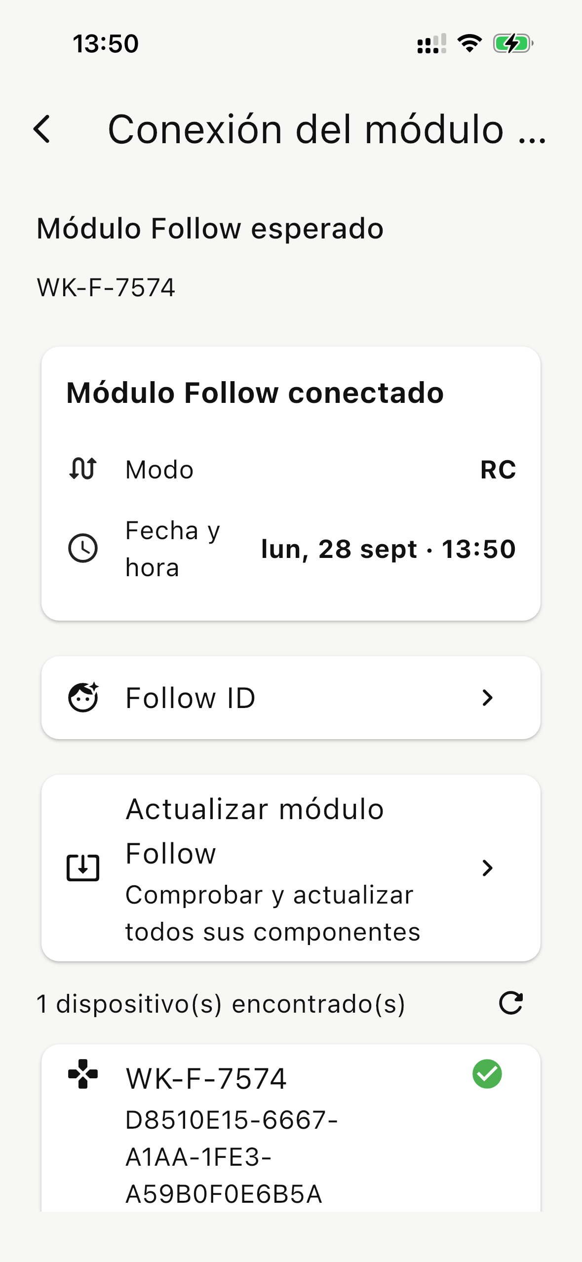 Accede a tu módulo Follow.
